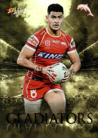 2026 NRL League Heroes Gladiators Gold - GG025 Isaiya Katoa Dolphins