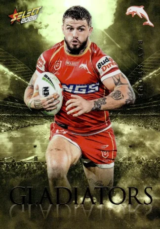 2026 NRL League Heroes Gladiators Gold - GG029 Ray Stone Dolphins