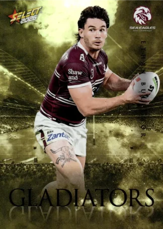 2026 NRL League Heroes Gladiators Gold - GG037 Ethan Bullemor Manly Sea Eagles