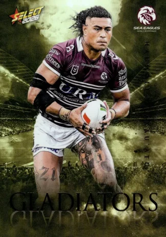 2026 NRL League Heroes Gladiators Gold - GG038 Haumole Olakau’atu Manly Sea Eagles