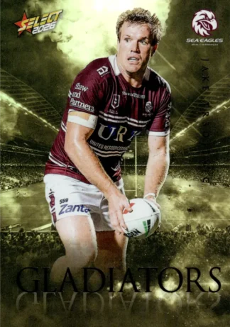 2026 NRL League Heroes Gladiators Gold - GG041 Jake Trbojevic Manly Sea Eagles