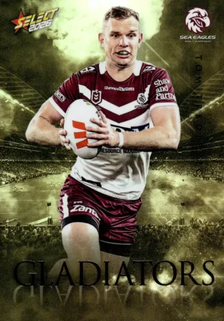 2026 NRL League Heroes Gladiators Gold - GG042 Tom Trbojevic Manly Sea Eagles
