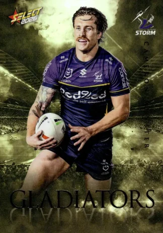 2026 NRL League Heroes Gladiators Gold - GG047 Cameron Munster Melbourne Storm