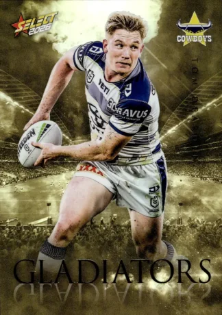 2026 NRL League Heroes Gladiators Gold - GG057 Tom Dearden North QLD Cowboys