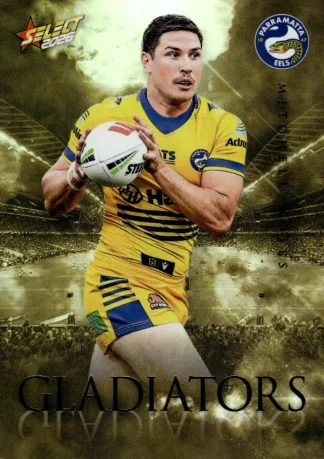 2026 NRL League Heroes Gladiators Gold - GG062 Mitchell Moses Parramatta Eels