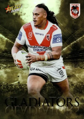 2026 NRL League Heroes Gladiators Gold - GG081 Luciano Leilua St George Dragons