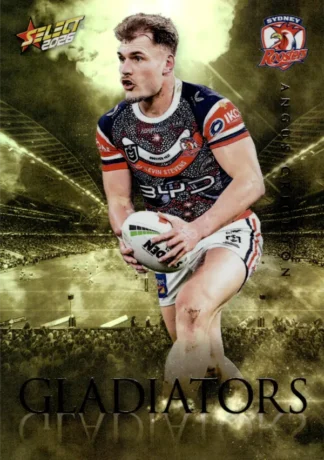 2026 NRL League Heroes Gladiators Gold - GG086 Angus Crichton Sydney Roosters
