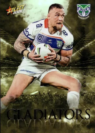 2026 NRL League Heroes Gladiators Gold - GG093 James Fisher-Harris Warriors