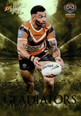 2026 NRL League Heroes Gladiators Gold - GG097 Apisai Koroisau Wests Tigers