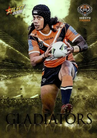 2026 NRL League Heroes Gladiators Gold - GG098 Jarome Luai Wests Tigers