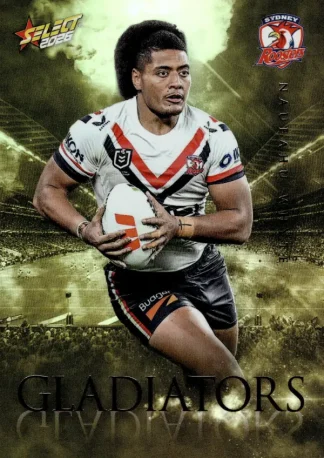 2026 NRL League Heroes Gladiators Gold - GG090 Naufahu Whyte Sydney Roosters