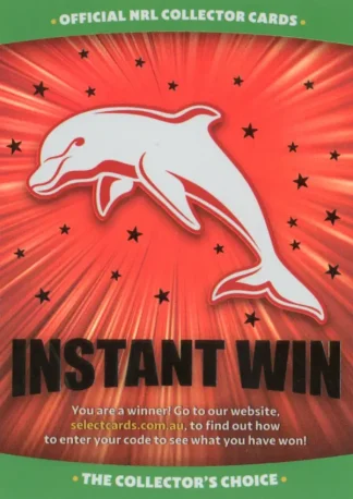 2026 NRL League Heroes Instant Win Card Unscratched - IW05 Dolphins