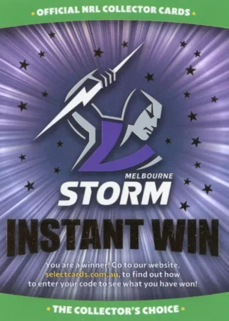 2026 NRL League Heroes Instant Win Card Unscratched - IW08 Melbourne Storm