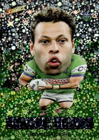2026 NRL League Heroes League Heads Stars - LHS06 Sebastian Kris Canberra Raiders