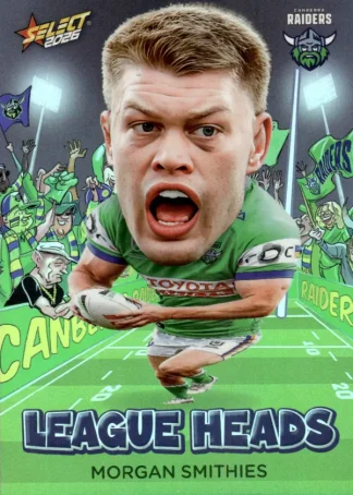 2026 NRL League Heroes League Heads - LH011 Morgan Smithies Canberra Raiders