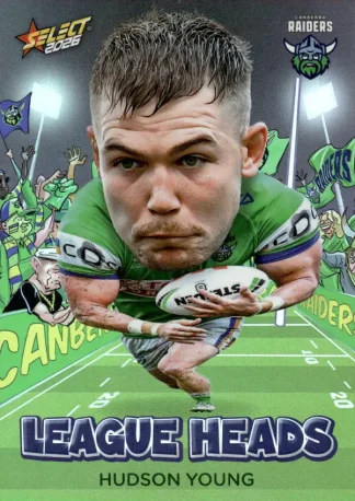 2026 NRL League Heroes League Heads - LH016 Hudson Young Canberra Raiders