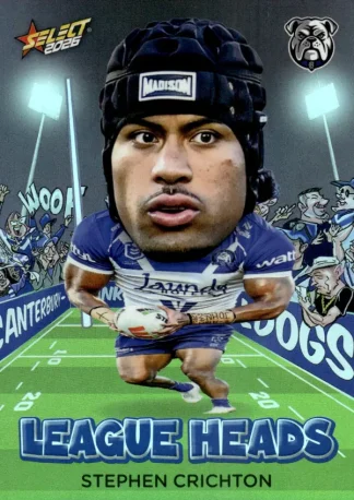 2026 NRL League Heroes League Heads - LH017 Stephen Crichton Canterbury Bulldogs