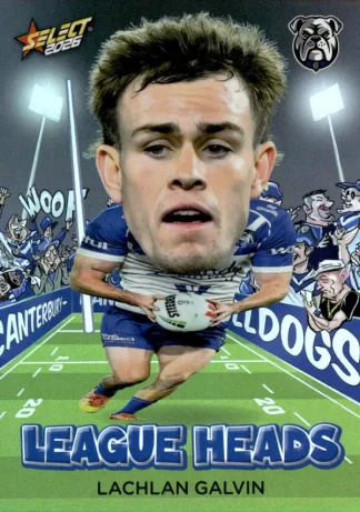 2026 NRL League Heroes League Heads - LH018 Lachlan Galvin Canterbury Bulldogs