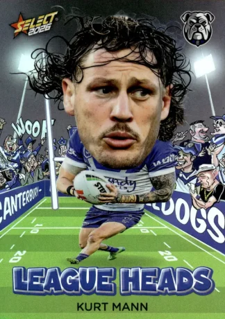 2026 NRL League Heroes League Heads - LH023 Kurt Mann Canterbury Bulldogs