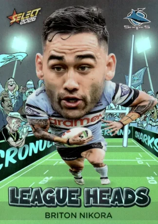 2026 NRL League Heroes League Heads - LH031 Briton Nikora Cronulla Sharks