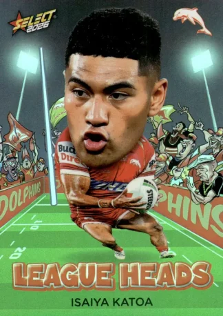 2026 NRL League Heroes League Heads - LH036 Isaiya Katoa Dolphins