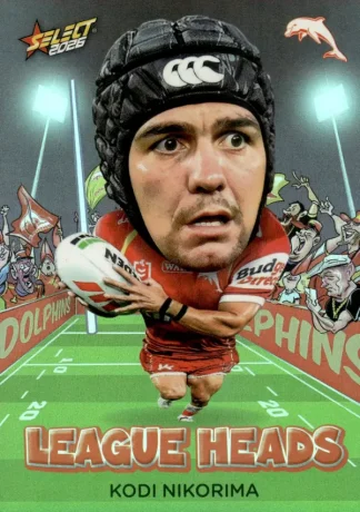2026 NRL League Heroes League Heads - LH038 Kodi Nikorima Dolphins
