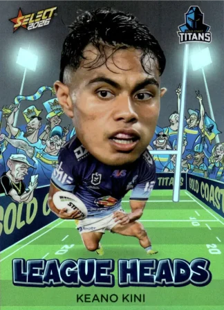 2026 NRL League Heroes League Heads - LH047 Keano Kini Gold Coast Titans