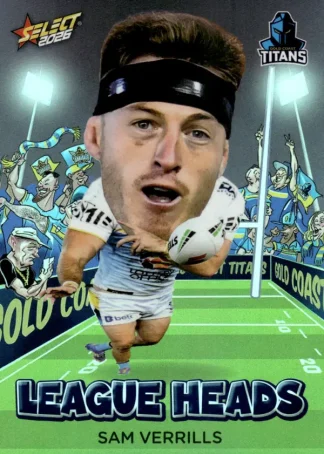 2026 NRL League Heroes League Heads - LH048 Sam Verrills Gold Coast Titans
