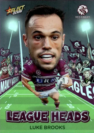 2026 NRL League Heroes League Heads - LH049 Luke Brooks Manly Sea Eagles