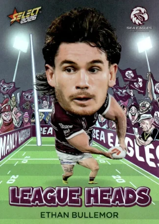 2026 NRL League Heroes League Heads - LH050 Ethan Bullemor Manly Sea Eagles