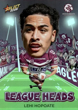 2026 NRL League Heroes League Heads - LH052 Lehi Hopoate Manly Sea Eagles