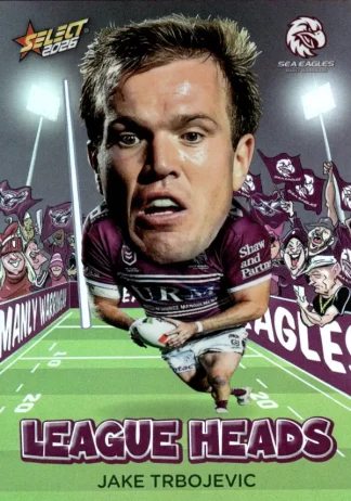2026 NRL League Heroes League Heads - LH055 Jake Trbojevic Manly Sea Eagles