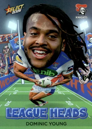 2026 NRL League Heroes League Heads - LH072 Dominic Young Newcastle Knights