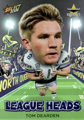 2026 NRL League Heroes League Heads - LH075 Tom Dearden North QLD Cowboys