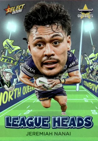 2026 NRL League Heroes League Heads - LH078 Jeremiah Nanai North QLD Cowboys
