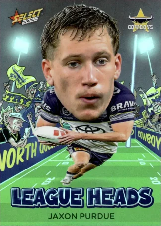2026 NRL League Heroes League Heads - LH079 Jaxon Purdue North QLD Cowboys