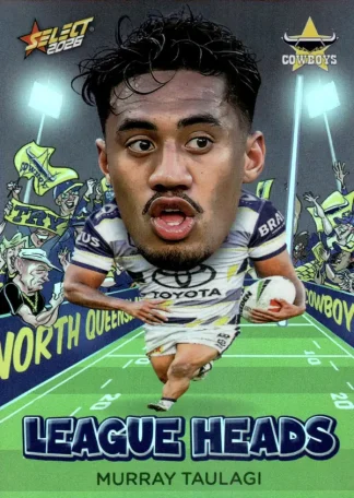 2026 NRL League Heroes League Heads - LH080 Murray Taulagi North QLD Cowboys