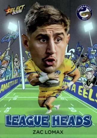2026 NRL League Heroes League Heads - LH082 Zac Lomax Parramatta Eels
