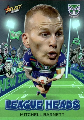 2026 NRL League Heroes League Heads - LH121 Mitchell Barnett Warriors