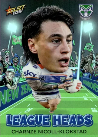 2026 NRL League Heroes League Heads - LH126 Charnze Nicoll-Klokstad Warriors