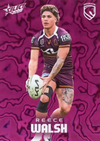 2026 NRL League Heroes Mercury - M010 Reece Walsh Brisbane Broncos