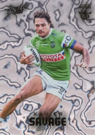 2026 NRL League Heroes Mercury Sterling - MS008 Xavier Savage Canberra Raiders
