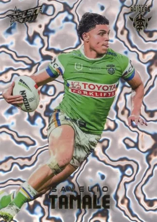 2026 NRL League Heroes Mercury Sterling - MS011 Savelio Tamale Canberra Raiders