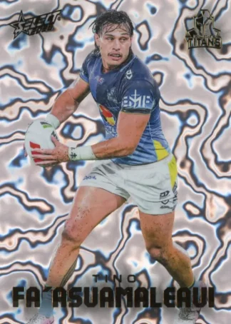 2026 NRL League Heroes Mercury Sterling - MS034 Tino Fa'asuamaleaui Gold Coast Titans