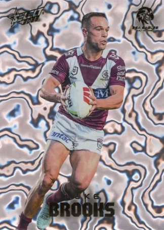 2026 NRL League Heroes Mercury Sterling - MS037 Luke Brooks Manly Sea Eagles