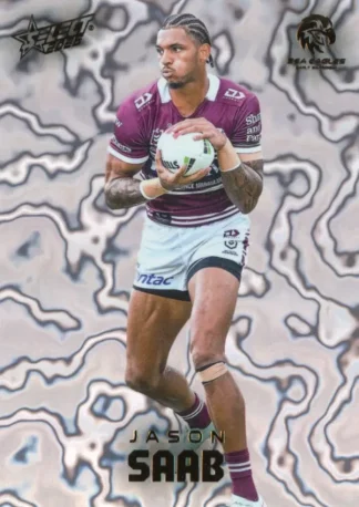 2026 NRL League Heroes Mercury Sterling - MS040 Jason Saab Manly Sea Eagles