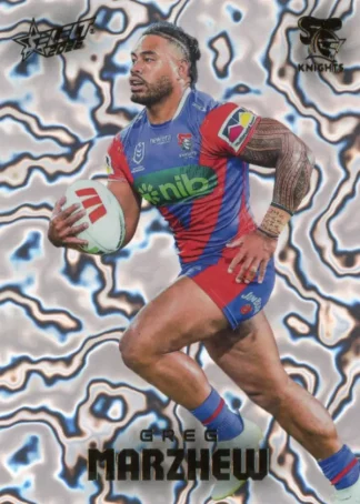 2026 NRL League Heroes Mercury Sterling - MS051 Greg Marzhew Newcastle Knights