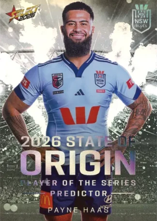 2026 NRL League Heroes State Of Origin Predictor Platinum - SPP03 Payne Haas NSW Blues