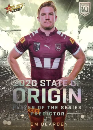 2026 NRL League Heroes State Of Origin Predictor Platinum - SPP08 Tom Dearden QLD Maroons