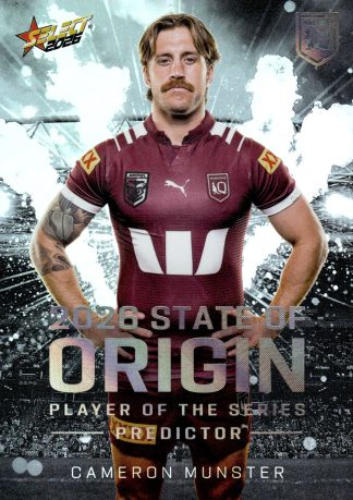 2026 NRL League Heroes State Of Origin Predictor Platinum - SPP11 Cameron Munster QLD Maroons